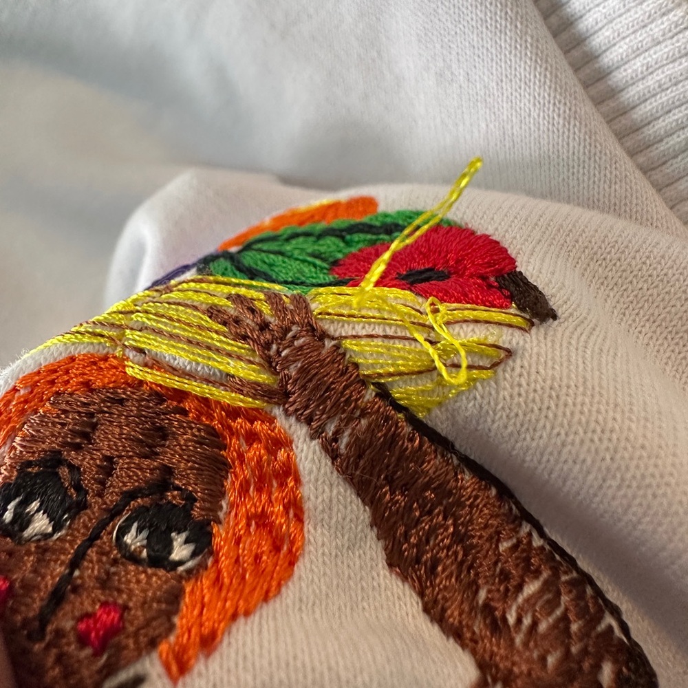 RARE β Katyaβ Dobryakova Embroidered Sweatshirt β Medium - Picture 8 of 10
